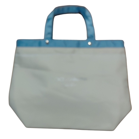 Dolce And Gabbana Canvas Tote White, Blue And Silver Print Shopping Bag - Picture 10 of 10